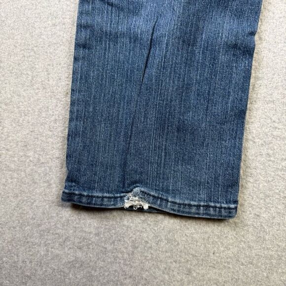 Cody James Mens Size 36x32 Straight Leg Denim Jeans Medium Wash Distressed Hem - Picture 9 of 11